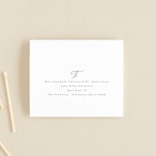 "Ashbury" - Savvy Wedding Invitations in Ink by Kristie Kern - FREE Recipient Addressing