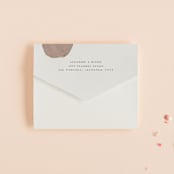 "Minimalist Shapes" - Savvy Wedding Invitations in Natural by Heather Cairl - Closed