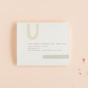 "Minimalist Shapes" - Savvy Wedding Invitations in Natural by Heather Cairl - FREE Recipient Addressing