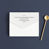 "Make it official" - Savvy Wedding Invitations in Panda by Lea Delaveris - Closed