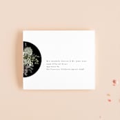"A Wedding in the Garden" - Savvy Wedding Invitations in Charcoal by Chris Griffith - FREE Recipient Addressing
