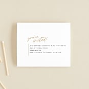 "love love love" - Savvy Wedding Invitations in Onyx by Robert and Stella - FREE Recipient Addressing