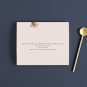 "Halcyon" - Savvy Wedding Invitations in Dove by Olivia Kanaley Inman - FREE Recipient Addressing