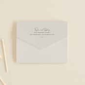 "Seraphina" - Savvy Wedding Invitations in Sand by Robert and Stella - Closed
