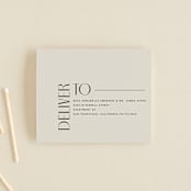 "Seraphina" - Savvy Wedding Invitations in Sand by Robert and Stella - FREE Recipient Addressing