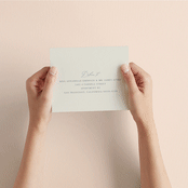 "Lakefront" - Savvy Wedding Invitations in Natural by Robert and Stella - How it works