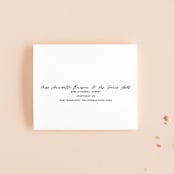"Destination" - Savvy Wedding Invitations in Mist by Lori Wemple - FREE Recipient Addressing