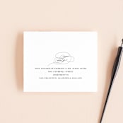 "Beauties" - Savvy Wedding Invitations in Noir by Lori Wemple - FREE Recipient Addressing