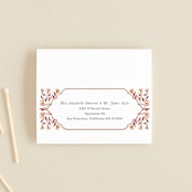 "Jaipur" - Savvy Wedding Invitations in Ruby by Mansi Verma - FREE Recipient Addressing