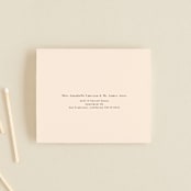 "Mizu Pattern" - Savvy Wedding Invitations in Ruby by Kanika Mathur - FREE Recipient Addressing