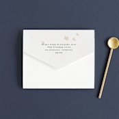 "Soar" - Savvy Wedding Invitations in Cream by Phrosné Barwood - Closed