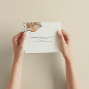 "leaf contour" - Savvy Wedding Invitations in Natural by Susan Zinader - How it works