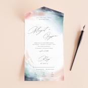 "One Path" - Savvy Wedding Invitations in Beach by Pixel and Hank - Front Open