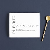 "Ascent" - Savvy Wedding Invitations in Ecru by Erica Krystek - FREE Recipient Addressing