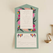 "Phool Bahar" - Savvy Wedding Invitations in Patta by Creo Study - Front Open