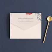 "Orient Garden" - Savvy Wedding Invitations in Saffron by Vera Lim - Closed