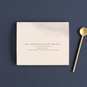 "Ink Blossoms" - Savvy Wedding Invitations in Red Tone by Ani Somi - FREE Recipient Addressing