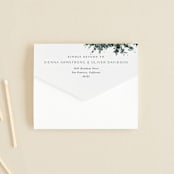 "Juniper" - Savvy Wedding Invitations in Emerald by Kate Ahn - Closed