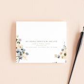 "Swept Away" - Savvy Wedding Invitations in Petal by Leah Bisch - FREE Recipient Addressing