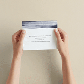 "Stillness" - Savvy Wedding Invitations in Horizon by Sumak Studio - How it works