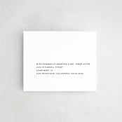 "Signed" - Savvy Wedding Invitations in Cloud by JoAnn Jinks - FREE Recipient Addressing