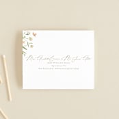 "Brynn" - Savvy Wedding Invitations in Toffee by Everett Paper Goods - FREE Recipient Addressing