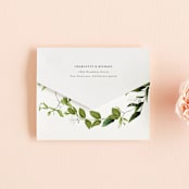 "Greenery" - Savvy Wedding Invitations in Fern by Susan Moyal - Closed