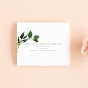 "Greenery" - Savvy Wedding Invitations in Fern by Susan Moyal - FREE Recipient Addressing