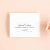 "CELINE" - Savvy Wedding Invitations in Opal by Melanie Kosuge - FREE Recipient Addressing