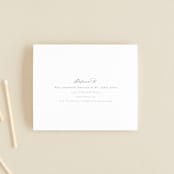 "Overlay" - Savvy Wedding Invitations in Dove by Meggy Masters - FREE Recipient Addressing
