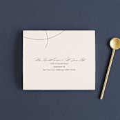 "Engraved" - Savvy Wedding Invitations in Charcoal by Claudia Orengo - FREE Recipient Addressing