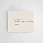 "Corner" - Savvy Wedding Invitations in Linen by Kelly Schmidt - FREE Recipient Addressing