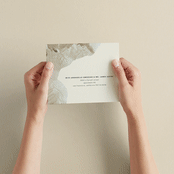 "Organic Elegance" - Savvy Wedding Invitations in Sand by Carrie Moradi - How it works