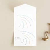 "rainbow 2.0" - Savvy Wedding Invitations in Light Hearted by Deborah Chou - Front Open