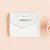 "Modern Romance" - Savvy Wedding Invitations in Navy by Hooray Creative - Closed
