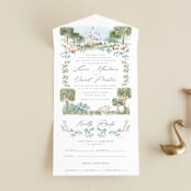 "Disney's Once Upon In a Dream" - Savvy Wedding Invitations in Spring by Petra Kern - Front Open