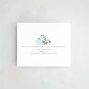 "Hydrangea Garden" - Savvy Wedding Invitations in Sky by Susan Zinader - FREE Recipient Addressing