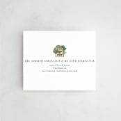 "East Bay street" - Savvy Wedding Invitations in Lily by Jennifer Wick - FREE Recipient Addressing