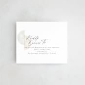 "Camille" - Savvy Wedding Invitations in Stone by Jackie Crawford - FREE Recipient Addressing