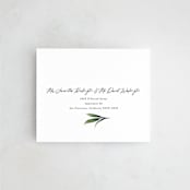 "Fresh Classic" - Savvy Wedding Invitations in Porcelain by Susan Moyal - FREE Recipient Addressing