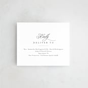 "Conley" - Savvy Wedding Invitations in Leaf by Kristie Kern - FREE Recipient Addressing