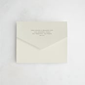 "Glide" - Savvy Wedding Invitations in Porcelain by Jennifer Postorino - Closed