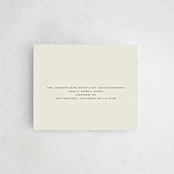 "Glide" - Savvy Wedding Invitations in Porcelain by Jennifer Postorino - FREE Recipient Addressing