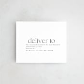 "Modern Monogram" - Savvy Wedding Invitations in Latte by Jackie Crawford - FREE Recipient Addressing