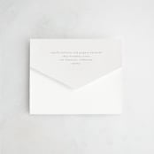 "The Hudson" - Savvy Wedding Invitations in Latte by Kristie Kern - Closed