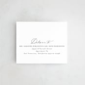 "Grande" - Savvy Wedding Invitations in Cotton by Carolyn Nicks - FREE Recipient Addressing