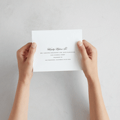 "Classically Elegant" - Savvy Wedding Invitations in Snow by Brandy Folse - How it works