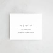 "Classically Elegant" - Savvy Wedding Invitations in Snow by Brandy Folse - FREE Recipient Addressing