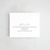 "Align" - Savvy Wedding Invitations in Cotton by Jennifer Postorino - FREE Recipient Addressing