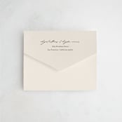 "Spin" - Savvy Wedding Invitations in Cream by Pixel and Hank - Closed